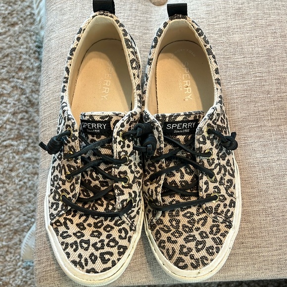 Leopard print sperry top sider - Picture 1 of 2